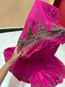special kundan work saree
