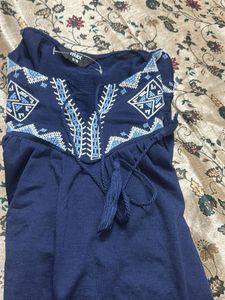 Embroidered Tunic Top