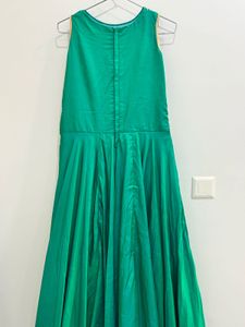 Elegant Emerald Green Embellished frock