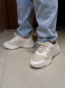 white sneakers