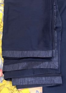Elegant Navy Kurta Set with Embellishments