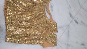 Stunning Gold Sequin Blouse