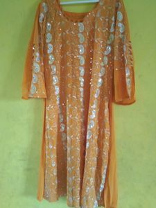 Yellow Embroidered Salwar Kameez