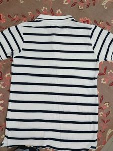 Boy's Striped Polo Shirt