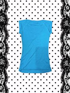 Y2K Baby Phat scoop neck fitted tee