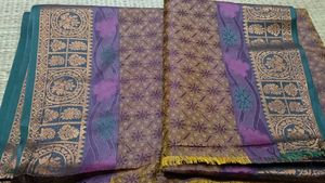 Brand New Elegant Brocade Silk Saree