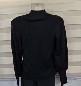 vero moda Chic Black Mock Neck Long Sleeve Top