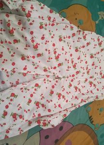Floral Midi Dress with Puff Sleeves
