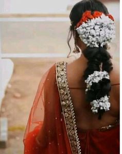 Red Embroidered  Dupatta with Heavy Border