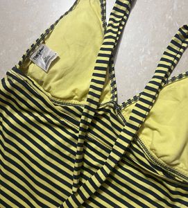 Lime Green &amp; Black Stripe Dress – Chic Party &amp; Cas