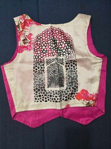 jharokha print vest