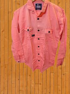 Men's Pink Casual Shirt