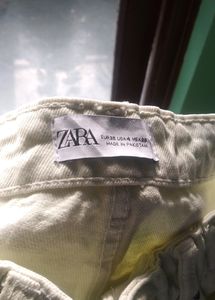 Zara Lemon Green Jeans.