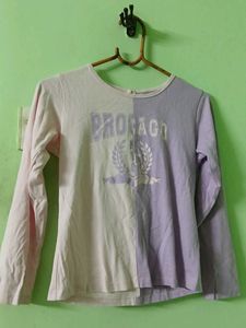 Two-Tone Graphic Tee