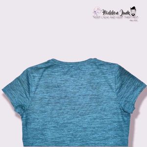 Blue V-Neck T-Shirt