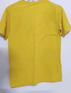 Yellow Graphic Print T-Shirt