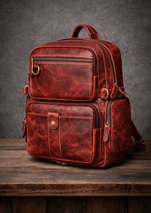 Leather Backpack - Stylish and Durable
