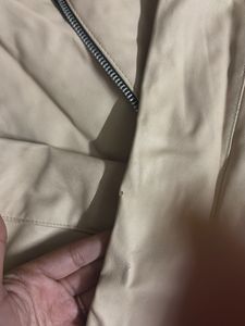 Stylish Beige Moto Jacket