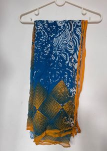 AJIO Boat Neck Printed Kurti Set