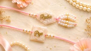 Beautiful Designer Rakhi Set for Bhagwan ji
