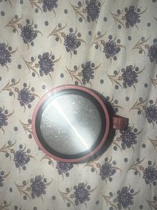 Maroon Glass Water Bottle with Handle