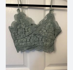 H&amp;M Lace Bralette Crop Top