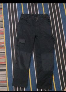 RIDING Men's Black Cargo Pants