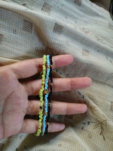 Beaded Anklets 3 Sets