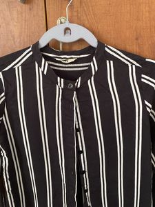 Black And White Striped Shirt