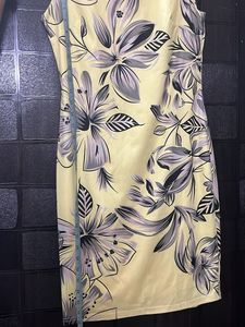 chic yellow floral party dress