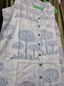 INDIBOX Blue Print Kurta