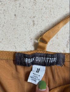 Golden Ruched Corset Top
