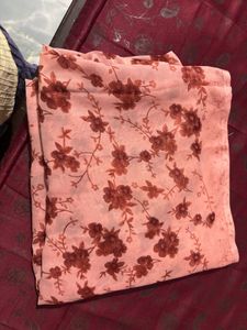 Elegant Floral Print Saree