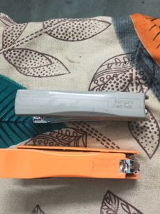 Orange and Grey Stapler Set