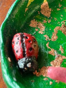 handmade clay trinket