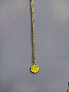 Cute Yellow Daisy Flower Pendant