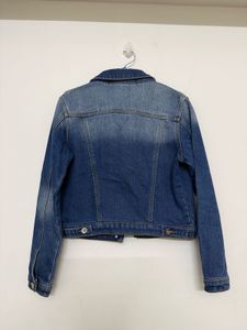 Blue Denim Jacket with Fur Lining