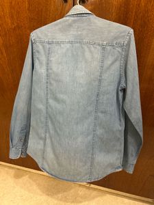 Men's Light Wash Denim Shirt