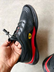 Black Ferrari Inspired Sneakers