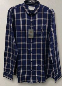 Urban United Men's Navy Blue Checkered