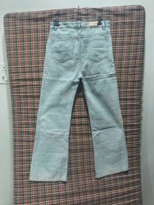 CALVIN KLEIN Light Wash Wide Leg Jeans