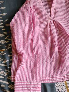 Pink stripped top
