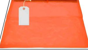 orange saree cover pack of 12