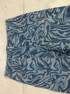 H&amp;M Divided Swirl Print Jeans | Size 30