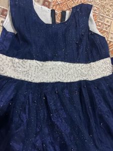 Sparkling Navy Blue Gown
