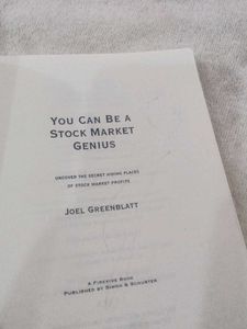 Stock Market Genius Book