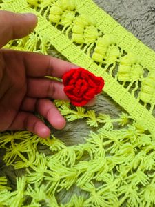 Brand new Vibrant Yellow Crochet Door Toran