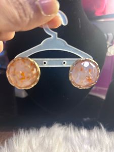 Unique Resin Stone Earrings