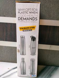 New Pack Pexpo Steel Water Bottle 2 Pc