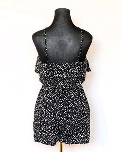 H&amp;M Black &amp; White Polka Dot Romper